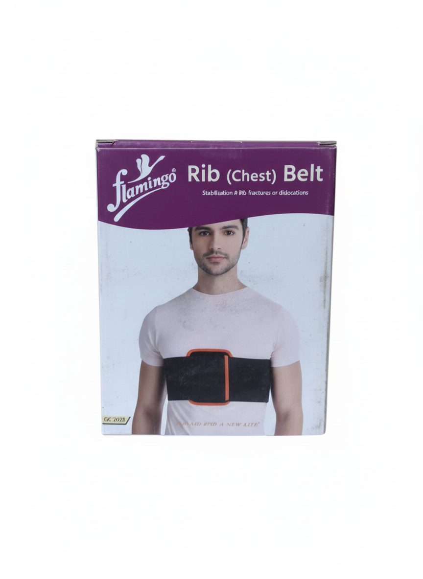 Flamingo Rib (Chest) Belt for Rib Fracture & Chest Support | Adjustable & Breathable